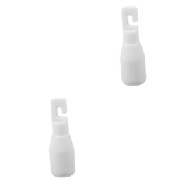 FOMIYES 2pcs Replacement Crutch Pads Plastic Cane Pad Blind Walking Cane Tip Wear-resistant for Outdoor Use