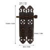 Antique Drawer Pendant Pulls Anti Rust Retro Elegant Brass Book