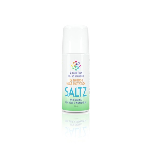Salt Crystal Alum 100% Natural Organic Roll On Deodorant 75 ml