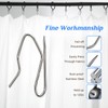 50 Pcs Heavy Duty Drapery Pin Hooks - Metal Curtain