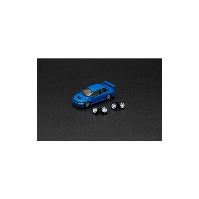 BM CREATIONS Mitsubishi Lancer Evolution VII Blue RHD 64B0088