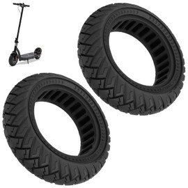 MIMIRACLE 10x2.7-6.5 Scooter Solid Tires 2 Pack- Electric Scooter 10 Inch Wheels Replacement for Hover-1 Alpha, Evercross H5, Emove Cruiser, Hiboy max3, Kugoo M4 Pro, Zero 10x, Dualtron