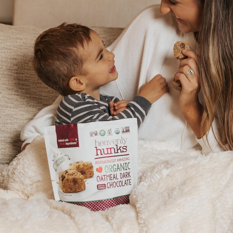 Heavenly Hunks Organic Oatmeal Dark Chocolate Chip - 22oz Bag