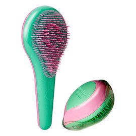 Home and Travel Detangler Set - Classic Detangler Brush for Healthy Hair - Travel Detangler Brush Reduces Frizz and Breakage - Regular Hair - 2 Pc