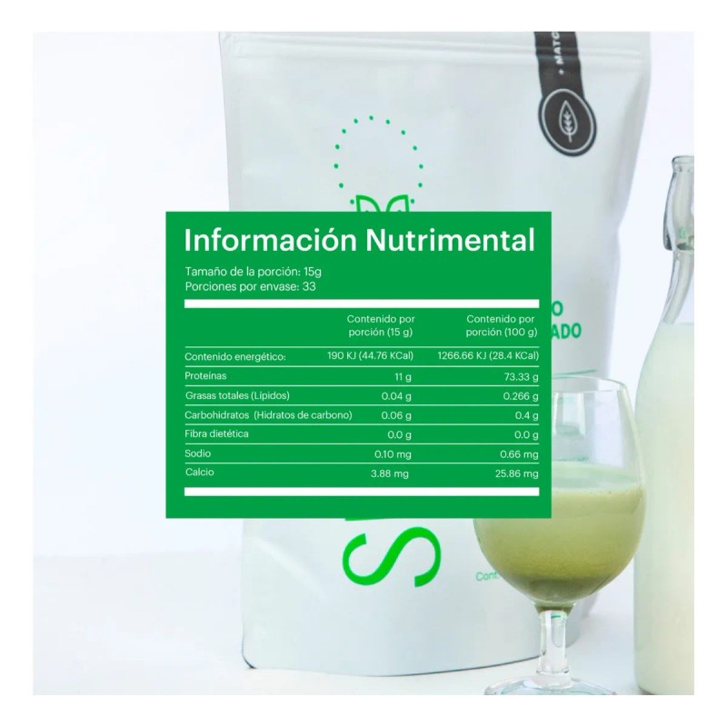 Sesen Matcha Colágeno Hidrolizado Peptidos Bioactivos Sfn
