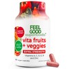 FeelGood Superfoods 1000mg Immune Support Capsules Made with 25 Organic