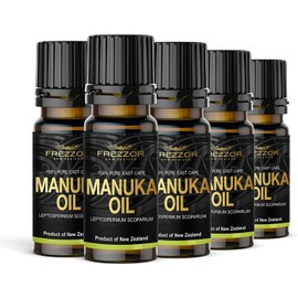 FREZZOR 100% Pure East Cape Manuka Essential Oil, 5 Pack