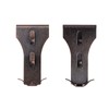 Eacam 10 PCS Hook Clip, Outdoor Hanging Hooks for 60-70mm