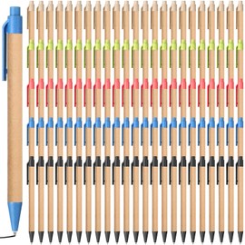 150 Pcs Friendly Pens Retractable Ballpoint Pens Medium Point Black Ink Click Pens Straw Ballpoint Pen for Journaling Writing Office Supplies Products