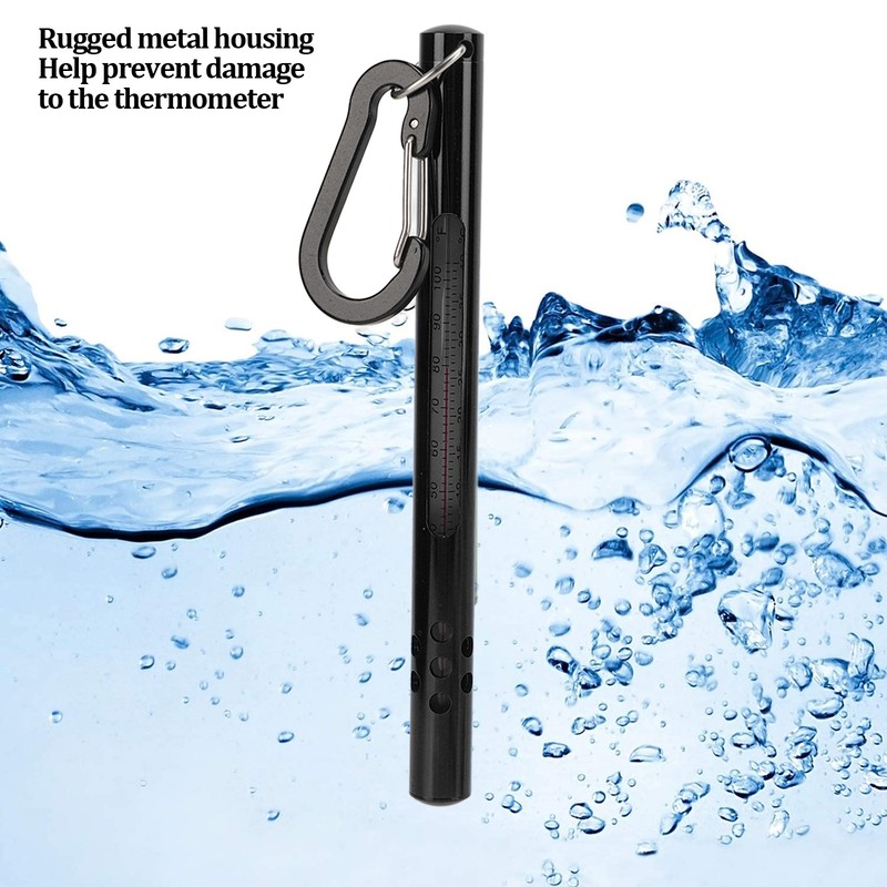 Fly Fishing Water Thermometer Stream Water Temperature Measurement Tools with