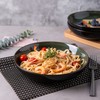 LERATIO Large Pasta Bowls,38oz Ceramic Pasta Bowls,9.0" Reactive Glaze Pasta