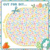 BFB Easter Egg Tablecloths Disposable 54 x 108 Inch Party