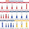 Wire Terminals Crimping Tool Kit with New Handle Design, Preciva