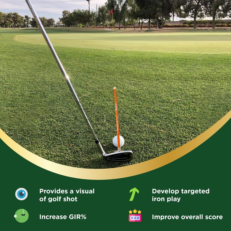 ForeNoMore Golf Alignment Rods: Magnetic Club Alignment Stick Demonstrates Correct