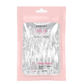 Kiara Sky Gelly Tips Refill Packs - Soak Off Soft Gels - Almond Shape (Medium Length) (Sizes 3, 4, 5)