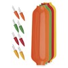 Farberware Juego de caja de alimentación saludable, 12 piezas, rojo,