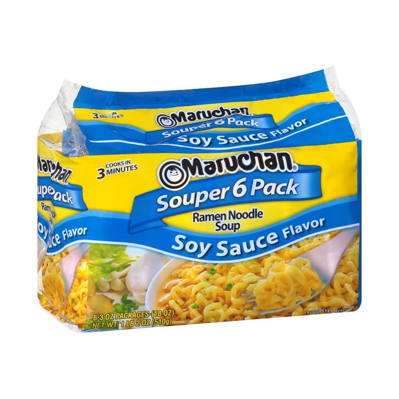 Maruchan Ramen Noodle Soup Oriental Flavor - 6 ct