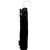 Nakatani Natural Basic Folding Umbrella, UV Flower Heat Cut, Black,
