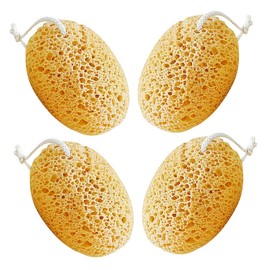 Outanaya 4pcs Body Scrubber Bath Sponges Gentle Exfoliating Loofah for Shower Daily Use Skin Scrubber User Friendly Bathroom Cleaning Sponge for All Skin Types