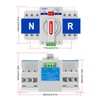 Dual Power Automatic Transfer Switch,CB Type ATS 3P 63A 220V