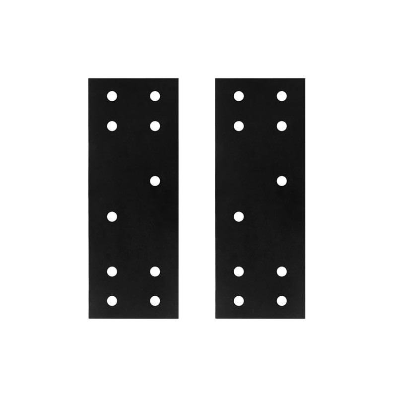eoere 2 PCS Flat Splice Plate Bracket for 8x8 Lumber,