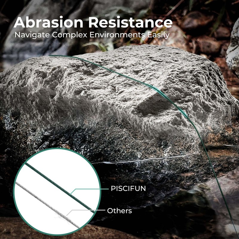 Piscifun Lunker Braided Line, Braided Fishing Line with Super Abrasion