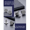 Bandmax Cufflinks for Men Stainless Steel Celtic Knot Cufflinks Tie