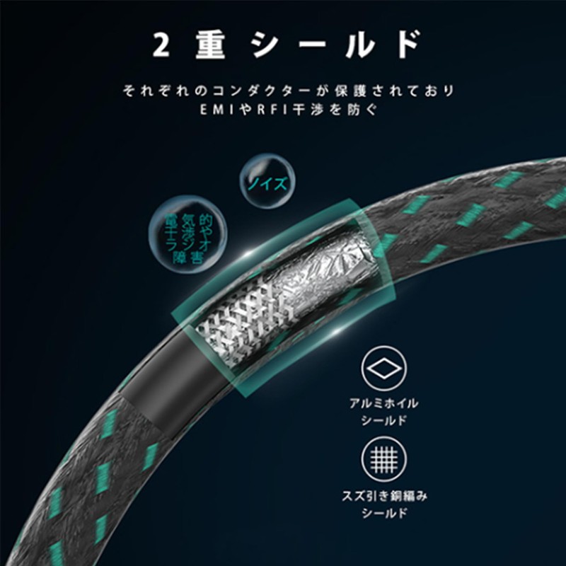 VENTION 3.5mm Male to Male Audio Cable Cotton Braided 8M