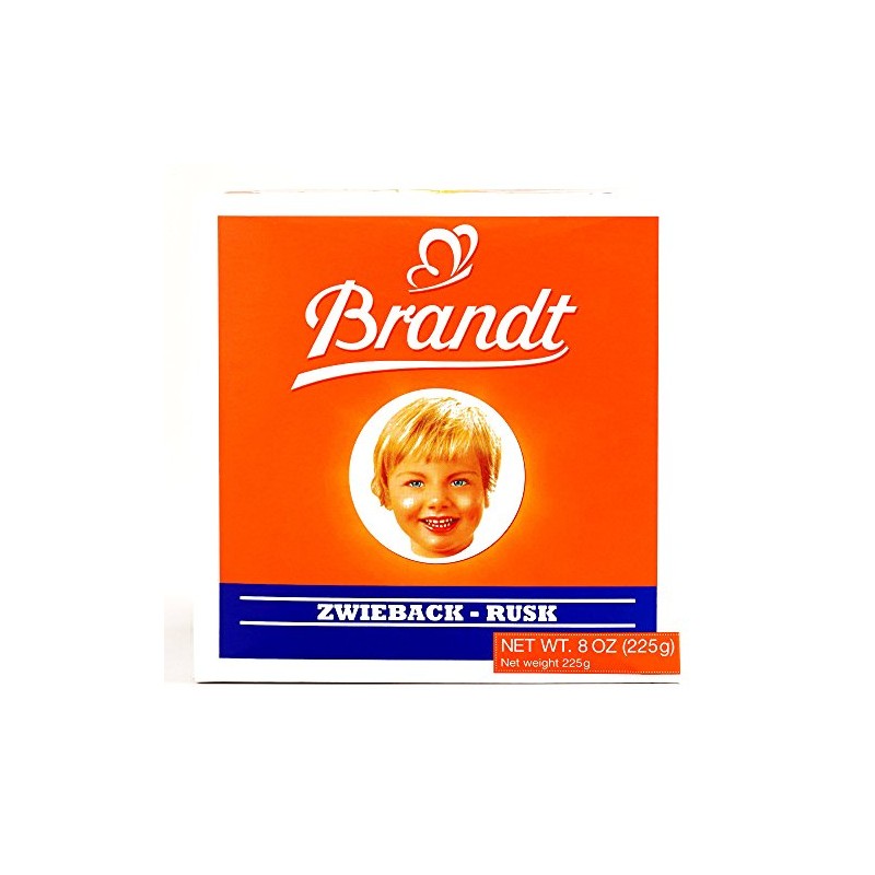 Brandt Zwieback 8 oz each (1 Item Per Order)