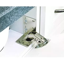 ZHUXINLI Sink-Front Tip-Out Tray Hinges, Adjustable 45-90 Degree, Black Metal, Modern/Contemporary Style
