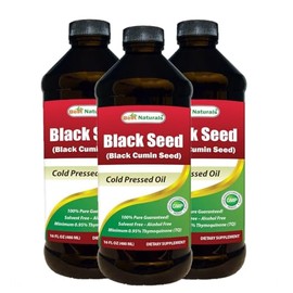 Best Naturals Black Seed Oil 16 Oz (Pack of 3)