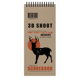 Perfect Strike Archery 3D Shoot SCOREBOOK with Rules and Scoring Diagrams : Heavy Duty. Great for Practice and Competition. (2 Books)