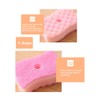 Yellow Pink Colors Multi-Functional Sponges Non-Scratch Scrub Sponges Household Kitchen