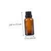 TOVINANNA 10pcs Portable Essential Oil Bottles with Orifice Reducer Vials