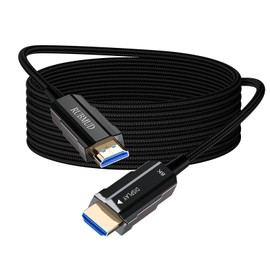 8K Long HDMI 2.1 Cable 75ft, Fiber Optic HDMI Braided Cord, High Speed Active HDMI Cable, 48Gbps, 8K@60Hz 4K@120Hz, Dynamic HDR, Dolby, HDCP 2.2&2.3, 3D, for HDTV Monitor Game Laptop Home Theatre