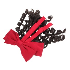 FOMIYES Retro Curly Ponytail Wig Women Hair Accessory Wig Bow Ponytail Extension