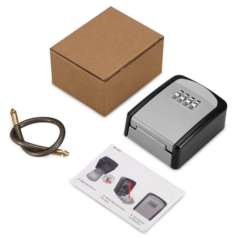 Security Key Box, Wall Mounted, Keys, Bock, Lock, Pocket, Dial