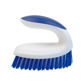 CELOX Stiff Bristle Brush for Cleaning, Hard Bristle Brush for Carpet Cleaning, Blue