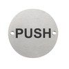 Fire Door Guru® Push Door Sign - 76mm Disc -