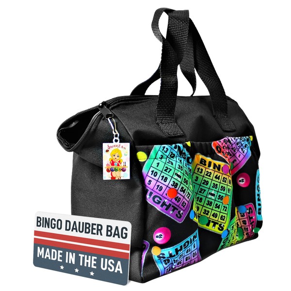 LUCKY LADY DAUBER CO. Neon Bingo Bags with Pockets, 6