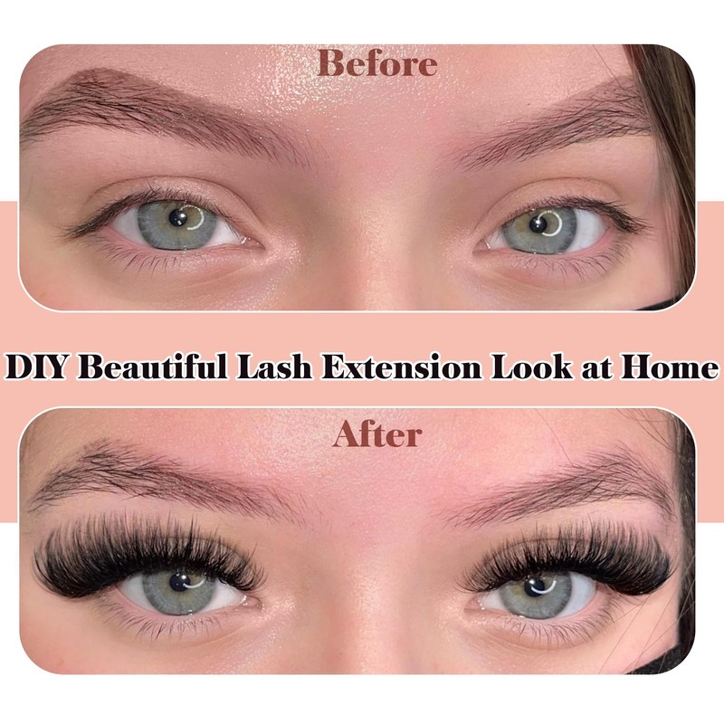 Fluffy Lashes Russian Strip Eyelashes Cat Eye False Lashes D