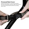 Firewood Cover Round Log Hoop Cover 210D Oxford Colth Water