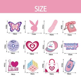 Auch 24Pcs Y2k 2000s Pink Party Swirl Decorations Hanging Spiral Decor Whirl Streamers Pink Rabbit Ceiling Streamers Y2k Spiral Favors for Birthday Female Bachelorette