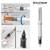 Platinum PNS-5000 3-3 Fountain Pen, Procion #3, Porcelain White, Medium
