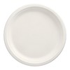 PAPSTAR 50 Plates, Sugar Cane Pure Undivided Diameter 26 cm