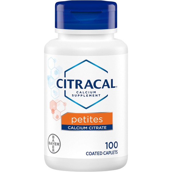 Citracal Calcium Citrate Petites W/Vitamin D Tablets 100 Ct (5 Pack)