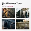 NOVLOCK TSA Approved Luggage Locks – Suitcase Padlock with 4-Digit