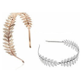 Wedding hair accessories, wedding headdress and hair accessories, fashion headband with leaves, suitable for travel photography, wedding parties, etc.