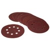 WEN 6305SP120 120-Grit Hook-and-Loop 5-Inch Sandpaper Sanding Discs, 10 Pack