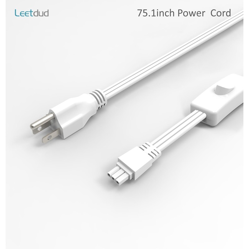 Leetdud Replacement Power Cord for Air Kit Pro Under Cabinet